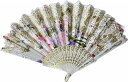バレエ 扇子057 白花 ,ドン・キホーテのキトリ,スペインの踊り,練習用,バレエ用品
