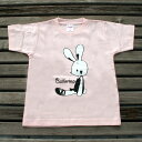 バレエ tシャツ バレエTシャツ/ピンクうさぎウォームアップウエア/バレエ用品/子供大人用/キューピット