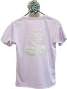 バレエ tシャツ バレエ トップス Tシャツ バレエ ドライ Tシャツ バック チュチュ ラべンダー バレエ トップス ウォームアップウエア バレエ用品
