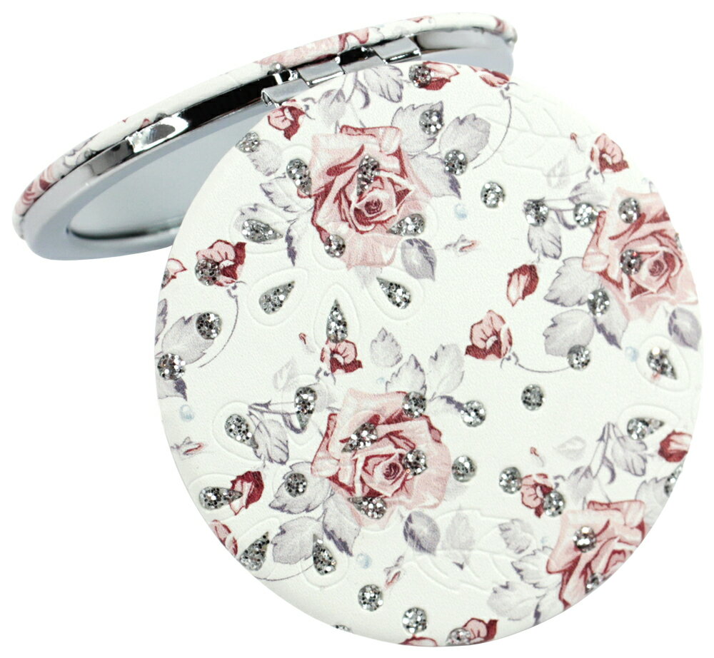 【12/4 20:00～12/11 1:59ポイント2倍】ロイヤルアーデン バレエ コンパクトミラー ラウンド No.73533 丸形 手鏡 バラ柄 等倍 拡大2倍 お洒落 高級 おすすめ おしゃれ 女性 レディース 子供 大人 可愛い バレエ発表会プレゼント プレゼント お祝い