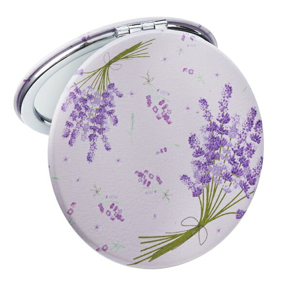 【クーポンあり】ロイヤルアーデン バレエ コンパクトミラー ラウンド ラベンダー No.73991 丸形 花柄 手鏡 等倍 拡大2倍 お洒落 高級 おすすめ おしゃれ 女性 レディース 子供 大人 可愛い バレエ発表会プレゼント プレゼント お祝い