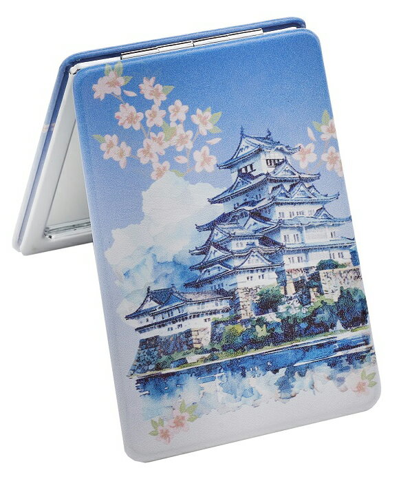 【クーポンあり】ロイヤルアーデン バレエ コンパクトミラー レクタングル 城 No.74001 スクエア型 手鏡 等倍 拡大2倍 お洒落 高級 おすすめ おしゃれ 女性 レディース 子供 大人 可愛い バレエ発表会プレゼント プレゼント お祝い