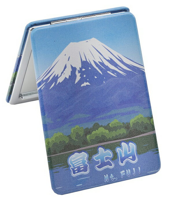 【クーポンあり】ロイヤルアーデン バレエ コンパクトミラー レクタングル 富士山 No.74002 スクエア型 手鏡 等倍 拡大2倍 お洒落 高級 おすすめ おしゃれ 女性 レディース 子供 大人 可愛い バレエ発表会プレゼント プレゼント お祝い