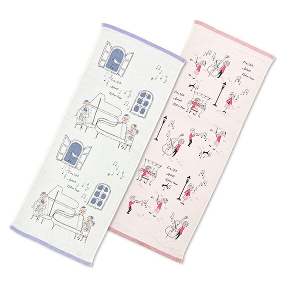 【12/4 20:00〜12/11 1:59ポイント2倍】音楽 カトウシンジ フェイスタオル リフレイン ピアノデュオ 発..