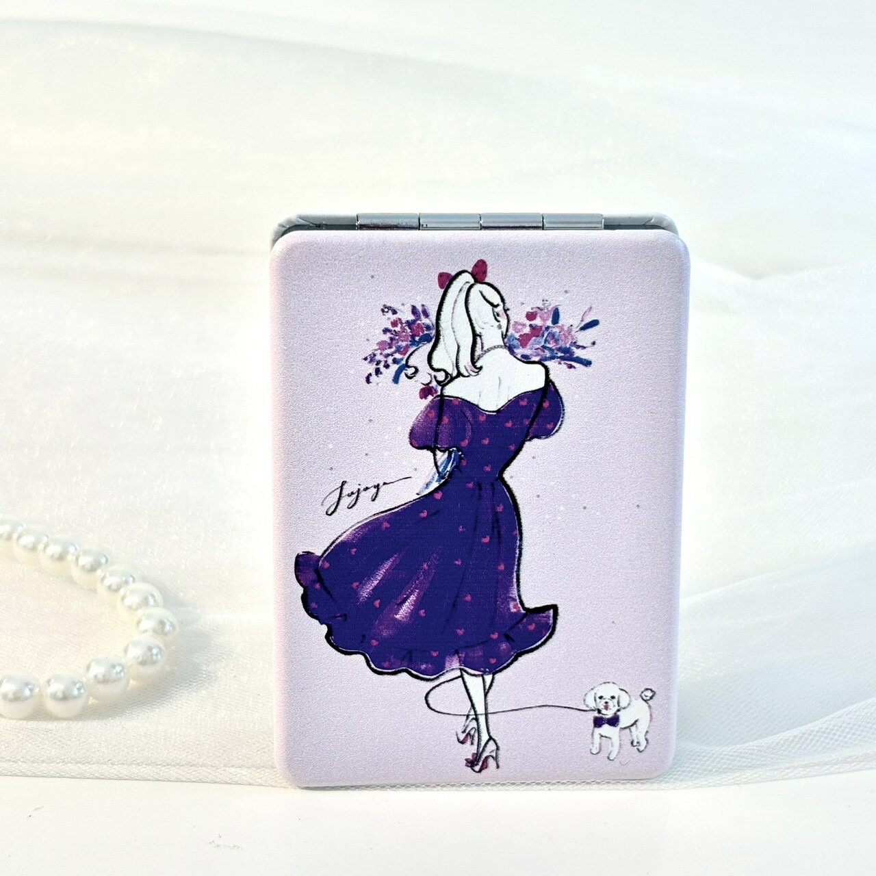 【11/4〜11マラソン ポイント2倍】Jojo Yan コンパクトミラー 鏡 お洒落 高級 おすすめ おしゃれ 女性 レディース 子供 大人 可愛い バレエ発表会プレゼント プレゼント お祝い