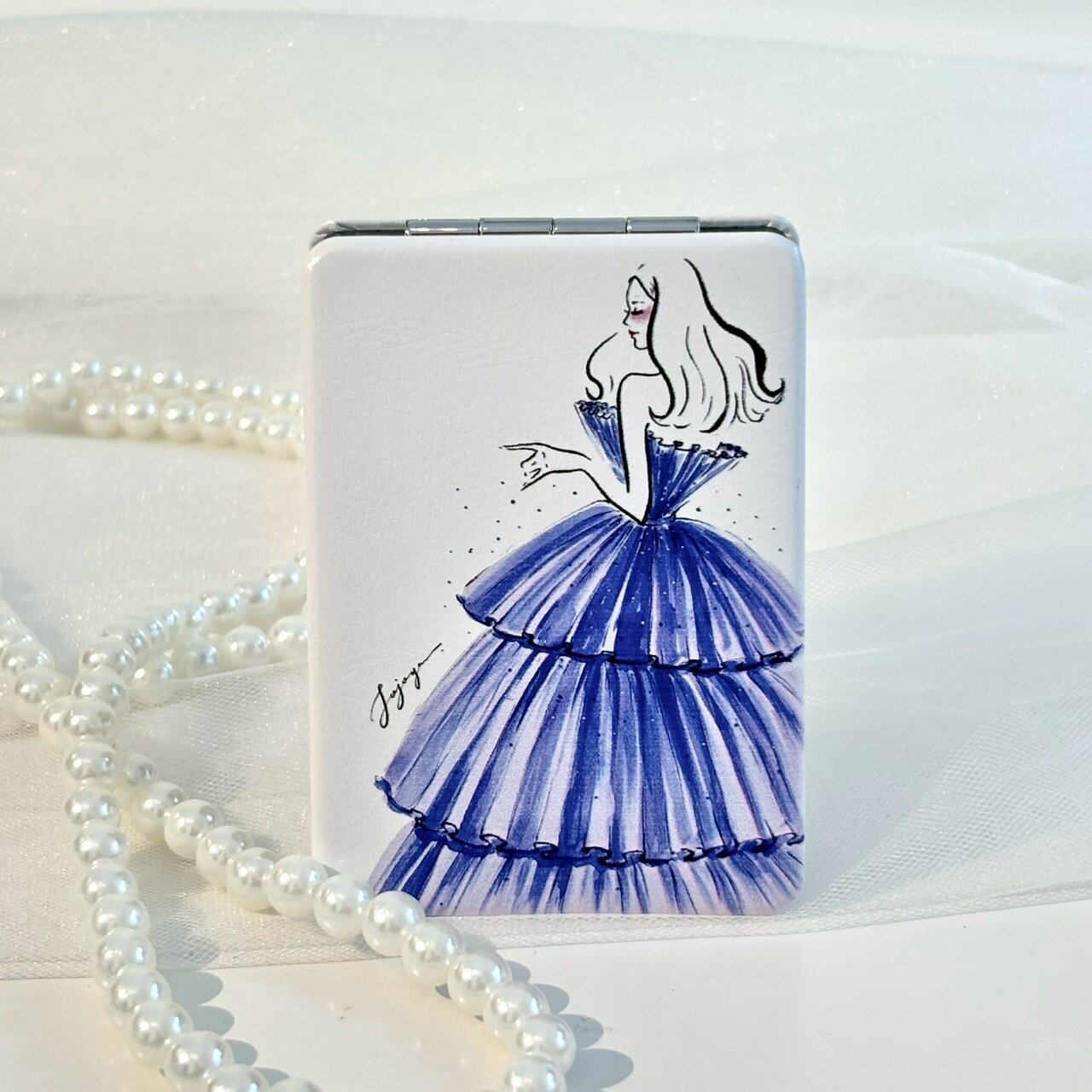 【12/4 20:00～12/11 1:59ポイント2倍】Jojo Yan コンパクトミラー 鏡 お洒落 高級 おすすめ おしゃれ 女性 レディース 子供 大人 可愛い バレエ発表会プレゼント プレゼント お祝い