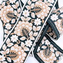 【クーポンあり】 インドリボン インド 刺繍 リボン 幅70mm 約50cm 切売り 商用利用可 手芸 インド リボン 刺繍 ハンドメイド 店 専門店 雑貨 サリー装飾 アショカレース