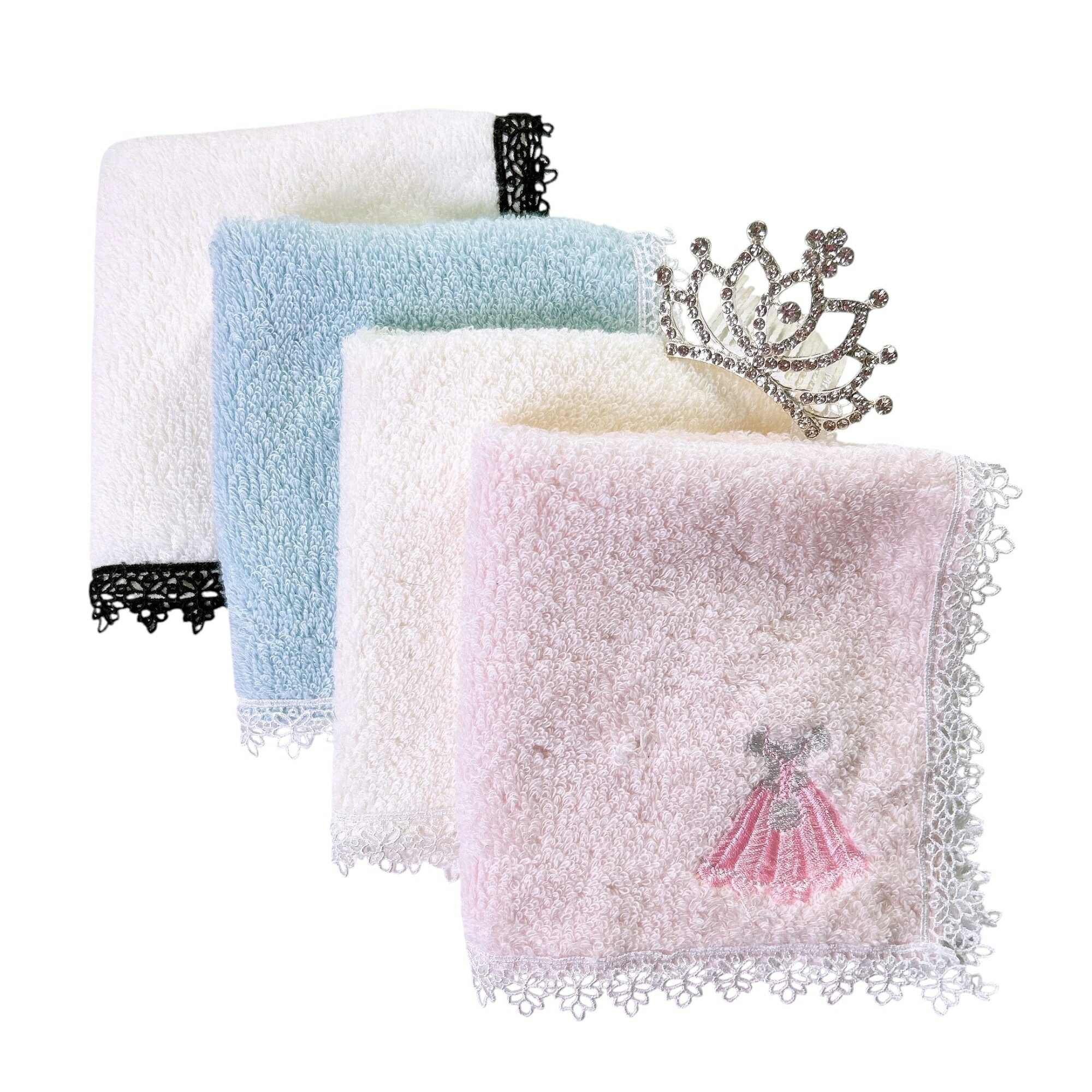 【クーポンあり】バレエ タオル ハンカチ A レース ピンク チュチュ 衣装 4色 バレエ 発表会 プレゼント 日本製 タオル ギフト 刺繍 タオル お祝い 記念品 人気 おすすめ おしゃれ かわいい 子供 大人 清楚 上品 バレリーナ スワニルダ コッペリア ロマンチックチュチュ