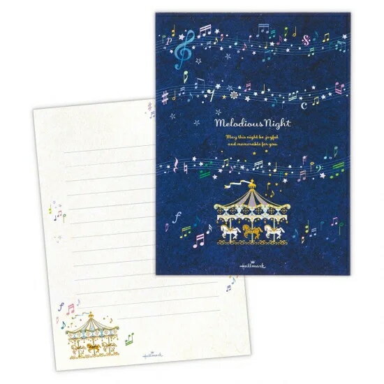 【12/1限定! ポイント2倍】ピアノ メロディアスナイト レターパッド コンフォート&ピース 発表会 プレゼント おすすめ おしゃれ プチプラ かわいい 人気...