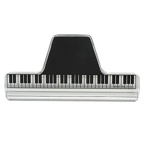 【クーポンあり】ミュージックブック クリップ クリア 音楽 楽譜止め ピアノ エレクトーン ピアノ発表会 プレゼント 記念品 楽屋見舞い 音符 グッズ 人気 お...