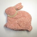 薔薇のおめかしうさこのポシェット ピンク うさぎバッグ 母の日