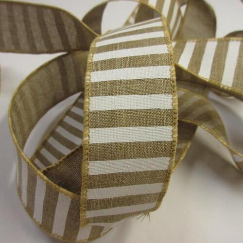 ラッピングリボン,ストライプ柄034,ギフト用,ワイヤーリボン 約幅40mm×長さ1m切売