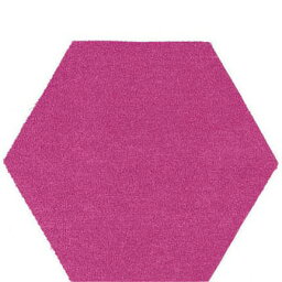 ピアノ用 防音タイル ピンク色六角形カーペット4枚セット,音楽スタジオ床材,フロアー絨毯【送料無料】