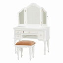 ドレッサーセット RD-1585 アンティークホワイト メーカー直送 姫家具 おしゃれ おすすめ かわいい 大人おしゃれ 姫系家具 白家具 エレガント ロマンテ...