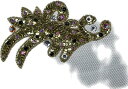 社交ダンス 髪飾り 競技ダンス ヘアアクセサリー ヘア飾り ラテンドレス ジュエリー アクセサリー オーナメント ネット ヘッドピース ヘッドドレス ダンス衣装...
