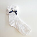 子供 レース短靴下 白色 19~21cm,キッズ ソックス,ピアノ発表会,018