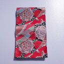 袋帯【レンタル】赤色+金糸,六通柄,着物帯,衣装,428X31cm