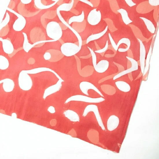 【12/4 20:00〜12/11 1:59ポイント2倍】音楽 音符 てぬぐい 手ぬぐい 手拭いおしゃれ 大池麻衣子 染色..