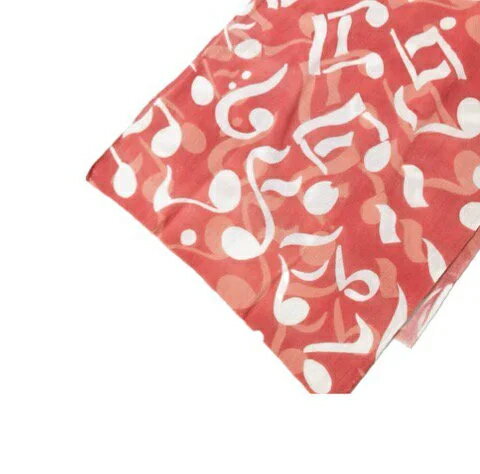 【12/4 20:00〜12/11 1:59ポイント2倍】音楽 音符 てぬぐい 手ぬぐい 手拭いおしゃれ 大池麻衣子 染色..