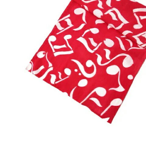 【12/4 20:00〜12/11 1:59ポイント2倍】音楽 音符 てぬぐい 手ぬぐい 手拭いおしゃれ 大池麻衣子 染色..