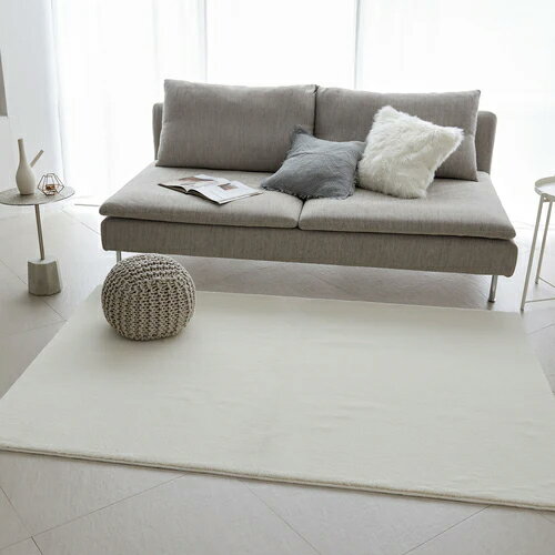 ラグマットスミノエHAKUホワイト...