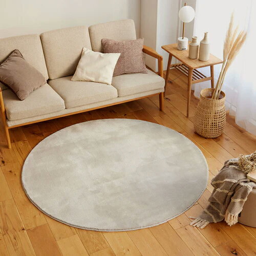 ラグマットスミノエHAKUベージュ...