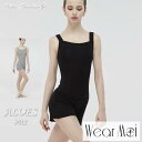 \Lineお友達いつでも300円OFFクーポン/【Wear Moi ウェアモア】ALOES アロエ 大人バレエウォームアップ ロンパース ショート丈 【バレエア...