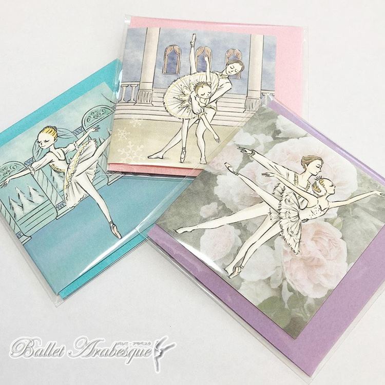 \Lineお友達いつでも300円OFFクーポン/ミニメッセージカード KIMS かわぐちいつこ 【itscorbeille】 イツコルベイユ バレエプレゼント ...