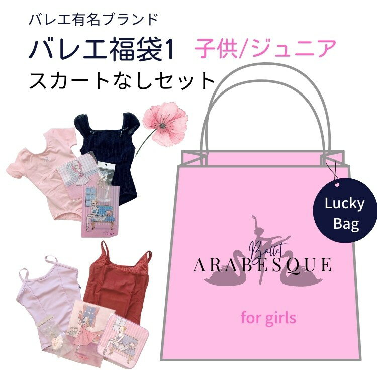 ＼Lineお友達300円OFFクーポン／バレエ ブランド 福袋 /子供 キッズ / 必ず スカートなし レオタード 2..