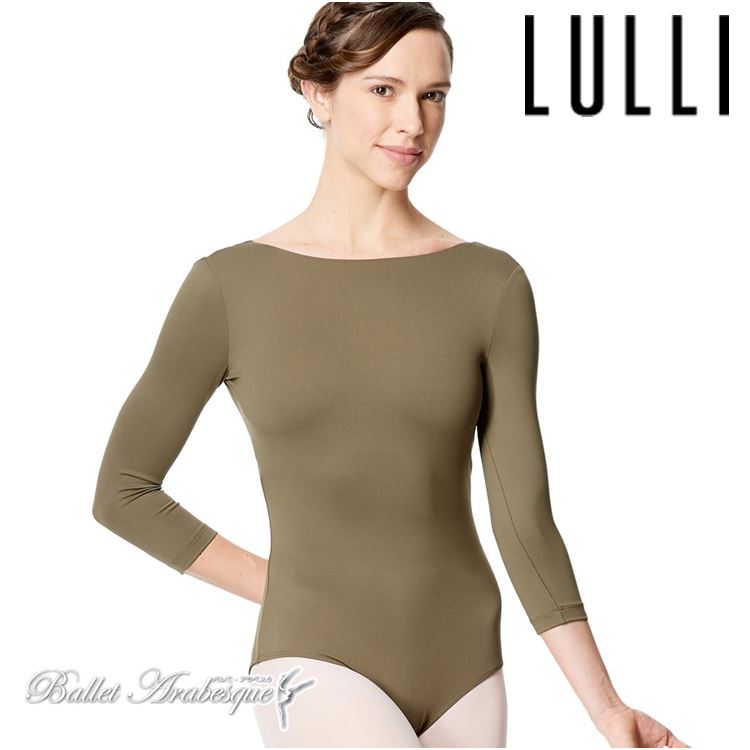 【メーカー】Lulli Dancewear (イスラエル) 3/4スリーブの長袖レオタード 　胸元はボートネック、後ろはローカットのシンプルデザイン 　ビルトインセルフブラ付きのフルフロントライニング 　カラーバリエーション豊富な全25色　 　 素材：ナイロン92％、ポリウレタン8％ Women bout neck Tactel three quarter Sleeve dance leotard Nanette Low back cut with princess seam linesFull front and back Tactel lining with built-in self-bra Fabric: Microfiber Composition: 92%Tactel 8%Spandex メーカーオフィシャルサイズ表(cm) 単位：cm XS S M L バスト 78-82 82-86 86-90 90-94 ウエスト 60-64 64-68 68-72 72-76 ヒップ 84-88 88-92 92-96 96-100 ガース 142-147 147-152 152-157 157-162