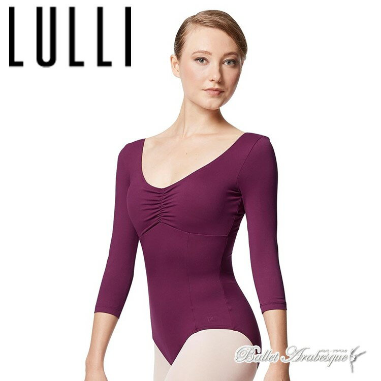 ＼Lineお友達300円OFF／【Lulli Dancewear リュリ ダンスウェア】LUB345 CAMELLIA カメリア 大人バレエレオタード 3/4スリーブ 1/2 【バレエアラベスク】