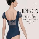 ＼マラソン1000円OFFクーポン配布中／バレエ ショートスリーブ レオタード 大人 ジュニア 【Wear Moi ウェアモア】 LISERON リゼロン 大人用 レース 直輸入 おしゃれ スクエアカット【バレエショップ アラベスク】