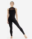 【LULLI Dancewear】 メッシュハイネックユニタード “Rachael”