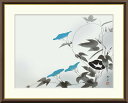有名 画家 額入りアート 速水御舟 「朝顔」 J2-109 F8:61cm×49.5cm F6:52cm×42cm F4:42cm×34cm送料無料 日本の名画 有名絵画 日本 日本画 日本画家 japan 有名絵画 引っ越し祝い 引越 ギフト
