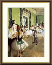 有名 画家 ドガ 「 ダンスのレッスン 」 エドガー・ドガ j1-162 F8:61cm×49.5cm F6:52cm×42cm F4:42cm×34cm送料無...