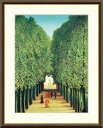 有名 画家 ルソー 「サン・クルー公園の並木道」 アンリ・ジュリアン・フェリックス・ルソー j1-212 F8:61cm×49.5cm F6:52cm×42cm...