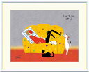 有名 画家 額入りアート 山田つむぎ 「うたた寝」j3-n009 F8:61cm×49.5cm F6:52cm×42cm F4:42cm×34cm 送料無料 お...