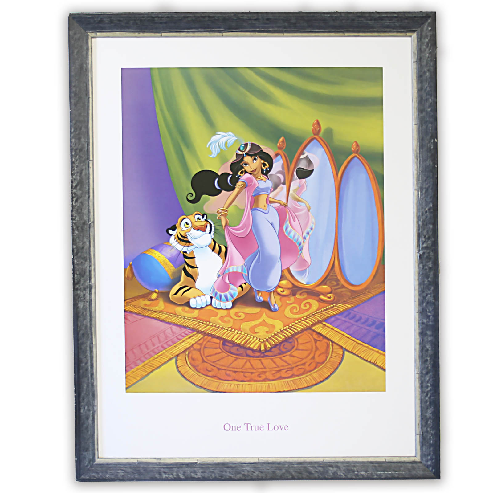 額入りポスター ディズニー アラジン ＜CP DS24 ディズニー One True Love ＞ 幅570mm×高さ723mm イン..