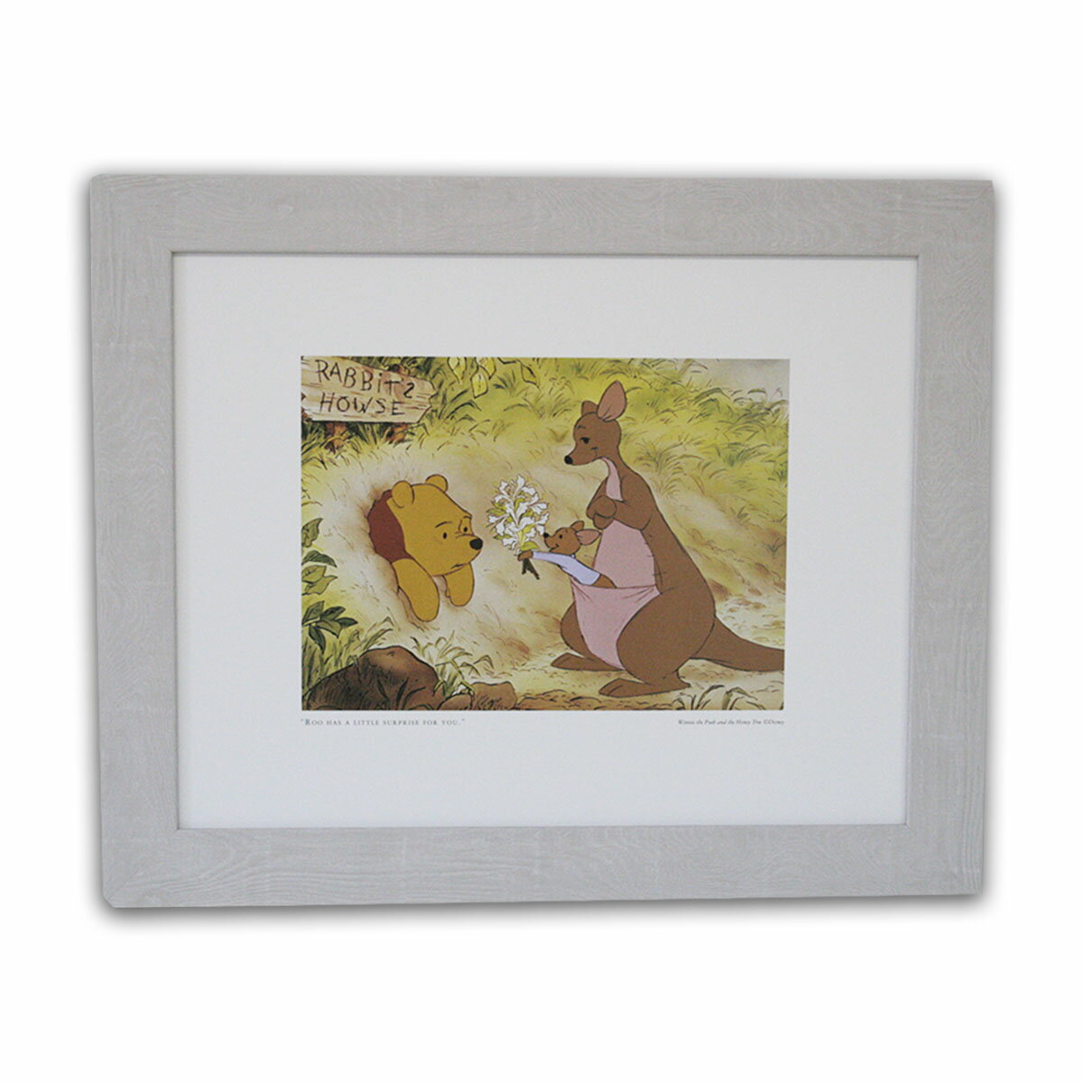 額入りポスター アンティーク ディズニー くまのプーさん プーさん ＜CP DS54 くまのプーさん ROO HAS ..