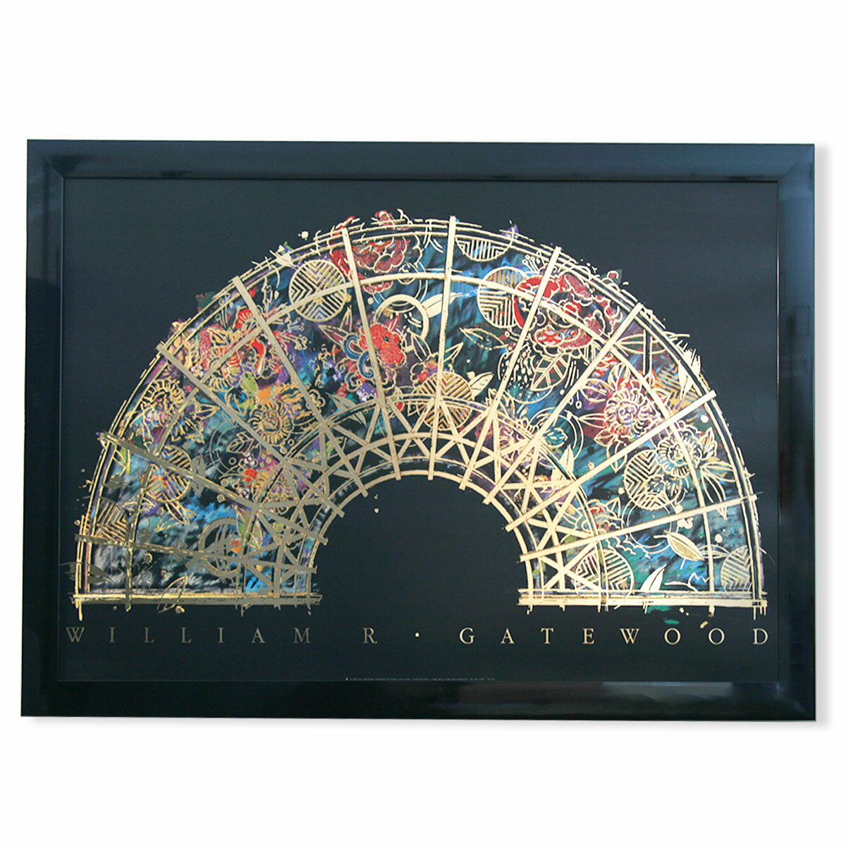 和モダン おしゃれ アート 額絵 額付き CP WG5 ウイリアム ゲートウッド G143 額入り アート 箔押し インテリアアート ヴィンテージ