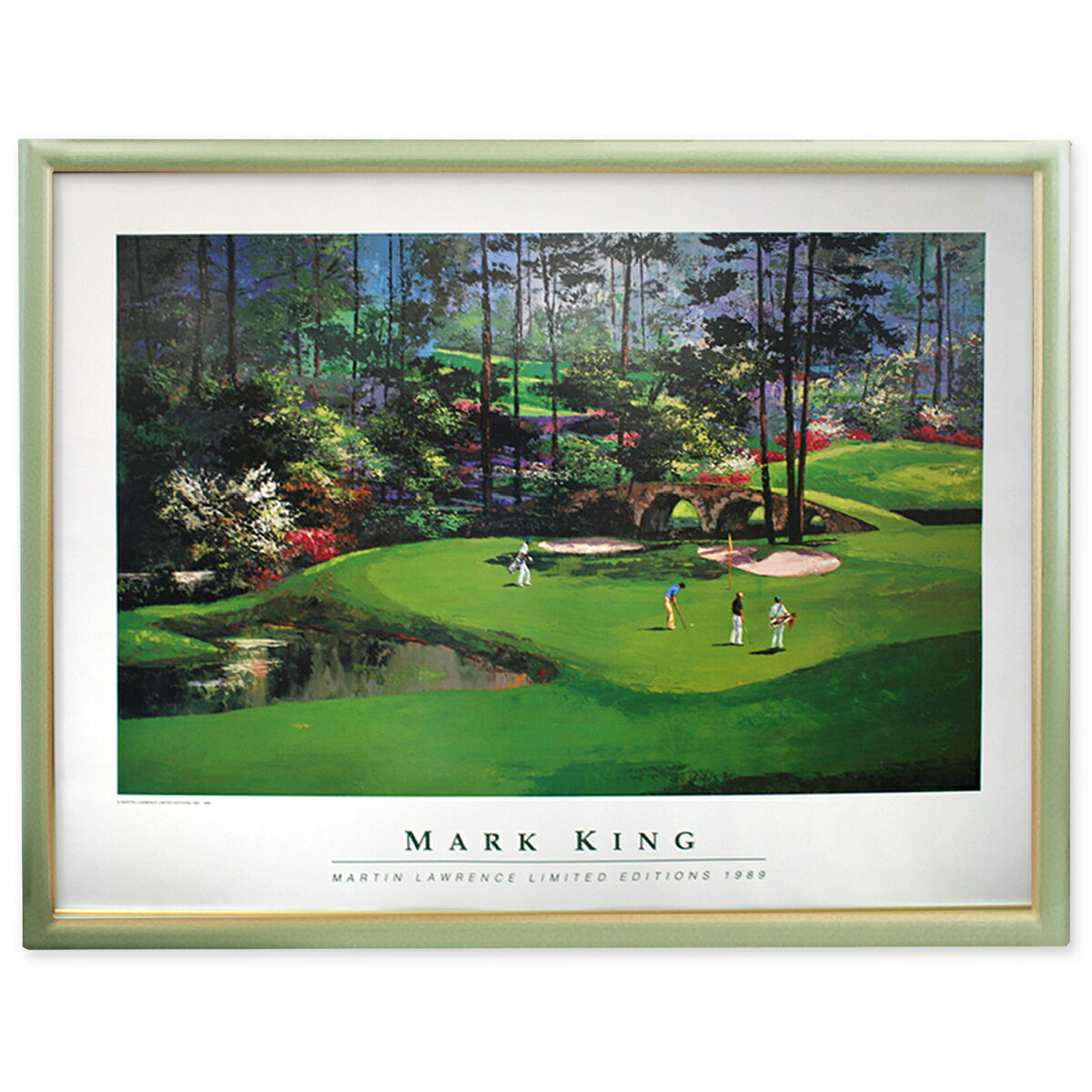 マークキング AUGUSTA 11 CP MK1 マーク キング CP MK2 沿岸のゴルフ場 ゴルフ場の絵 ゴルフ ゴルフの絵 絵画 アートポスター ヴィンテージポスター 送料無料