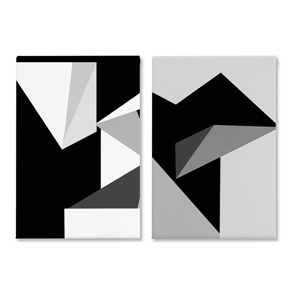 AB6_2set キャンバス アート パネル abstract 北欧 絵画 インテリア 30cm×20cm 2枚組 日本製（hide-and-seek）