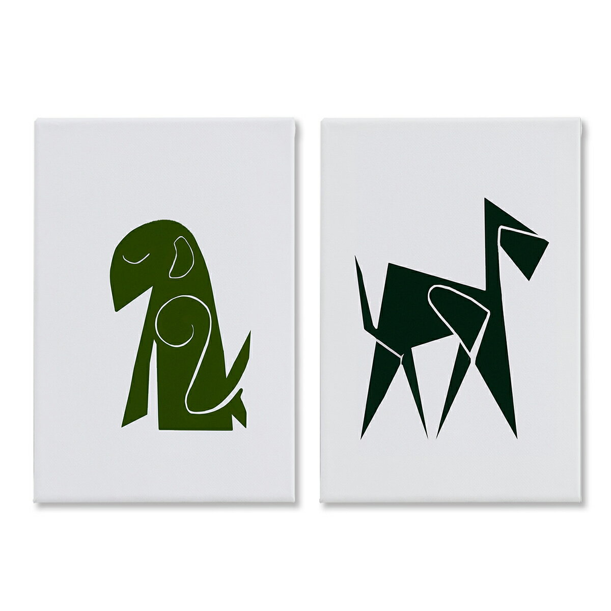 AB7_2set キャンバス アート パネル abstract 北欧 絵画 インテリア 30cm×20cm 2枚組 日本製（Chimera）