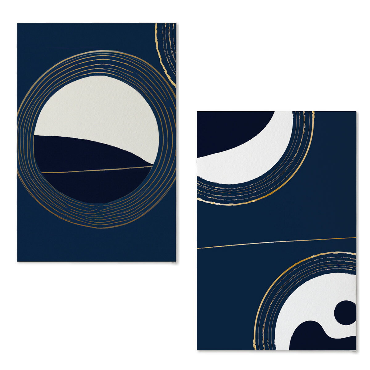 乐天商城 - RN15_2set　キャンバス アート パネル abstract 北欧 絵画 インテリア 30cm×20cm 2枚組 日本製（海底都市）