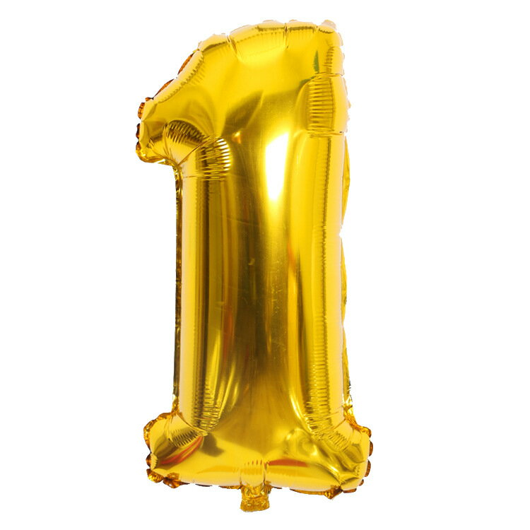 Rakuten - 誕生日 バルーン 風船 数字ゴールド 32インチ大きい 数字バルーン ナンバーバルーン バースデー デコレーション 大人 子供 女の子 男の子