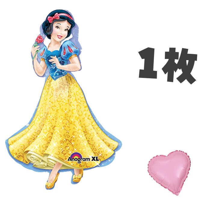 Rakuten - 白雪姫 snoeehite ディズニー 風船 バルーン キャラクターバルーン 1枚＋おまけハートバルーン付き♪ BALLOONDAYS
