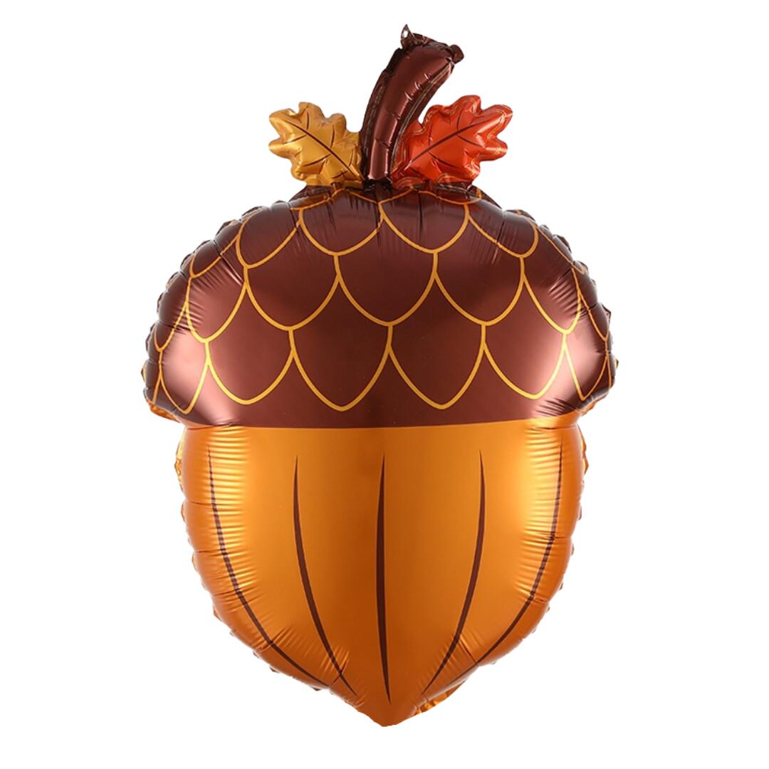Rakuten - どんぐり　ドングリacorn 秋 大きい 風船 バルーン お祝い 誕生日 秋行事　保育園　幼稚園　学校 文化祭 運動会 結婚式 秋産まれ イベント BALLOONDAYS