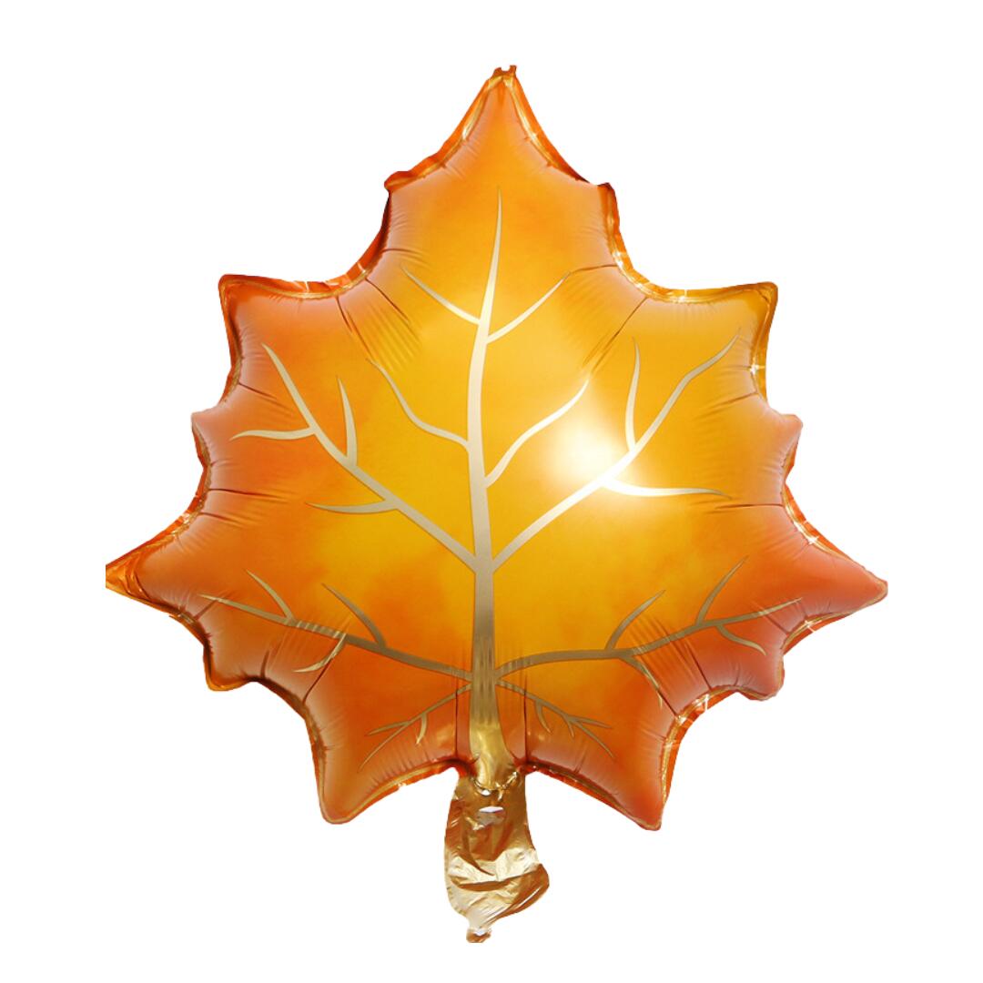 落ち葉　葉っぱ　fallen leaves秋 大きい 風船 バルーン お祝い 誕生日 秋行事　保育園　幼稚園　学校 ..