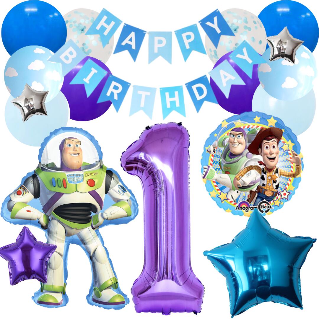 【新作】バズ・ライトイヤー buzz トイ・ストーリー toy story 誕生日 飾り付けセットバルーン 風船 HAPPYBIRTHDAY ディズニーバズ ジェシー ボー ガーランド バースデー デコレーション 可愛い 数字 大人 子供 女の子 男の子