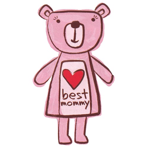 ベストマミーベアー【なし】1個風船 バルーン 誕生日 パーティー 結婚式 プレゼント 開店祝い 飾りかわいい おしゃれ ふうせん キャラクター バースデー プレ...